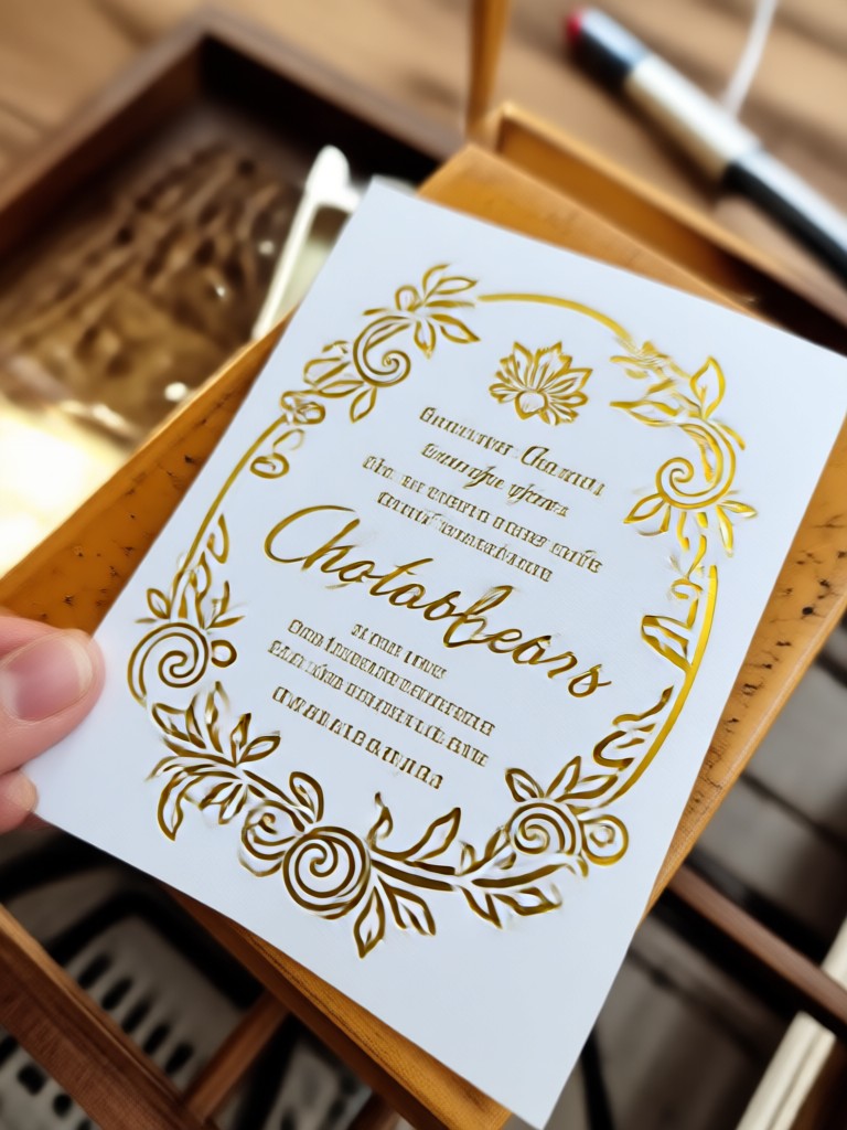 Romantic fairytale castle invitation design
