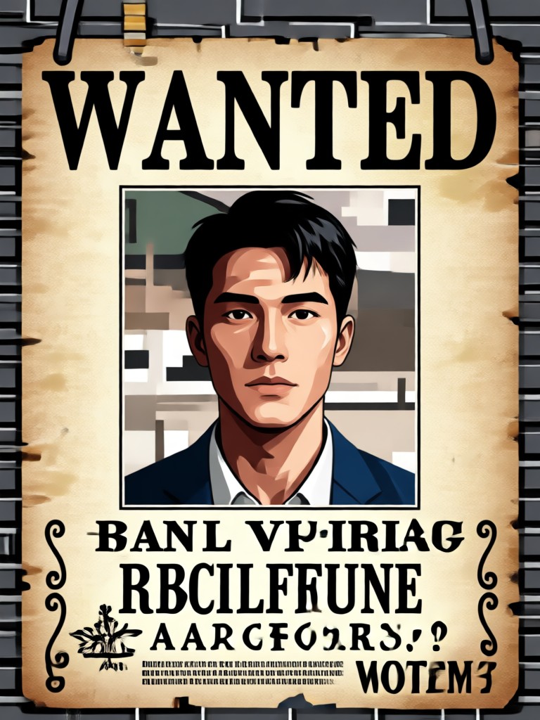 Mysterious Noir Style Wanted Flyer