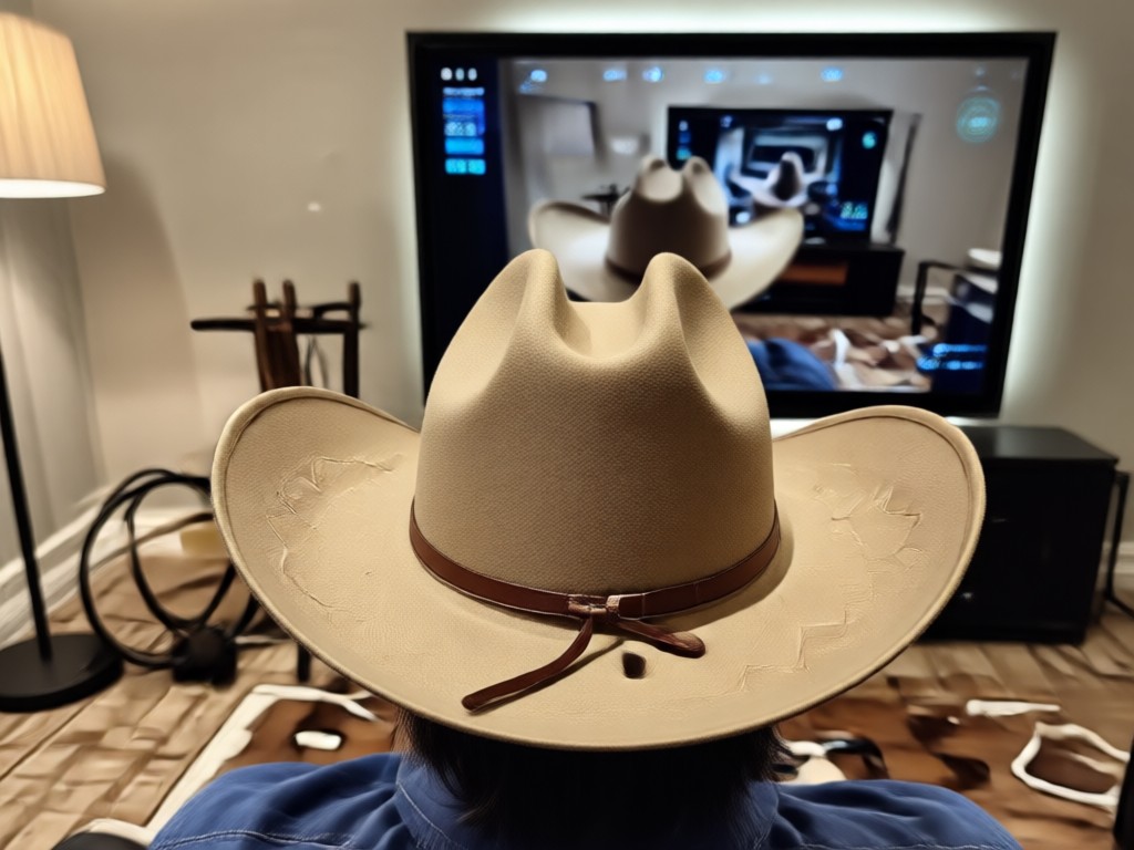 AI matching hat lighting and shadows to photo