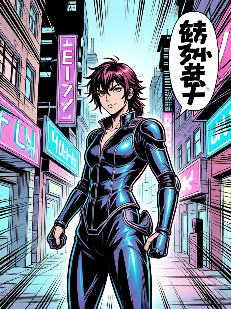 Mecha manga robot design