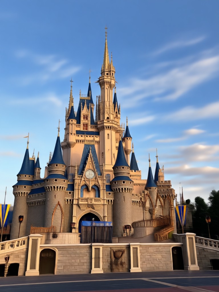 AI generated animated Disney style kiss