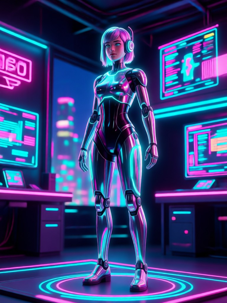 Soft portrait from AI girlfriend generator