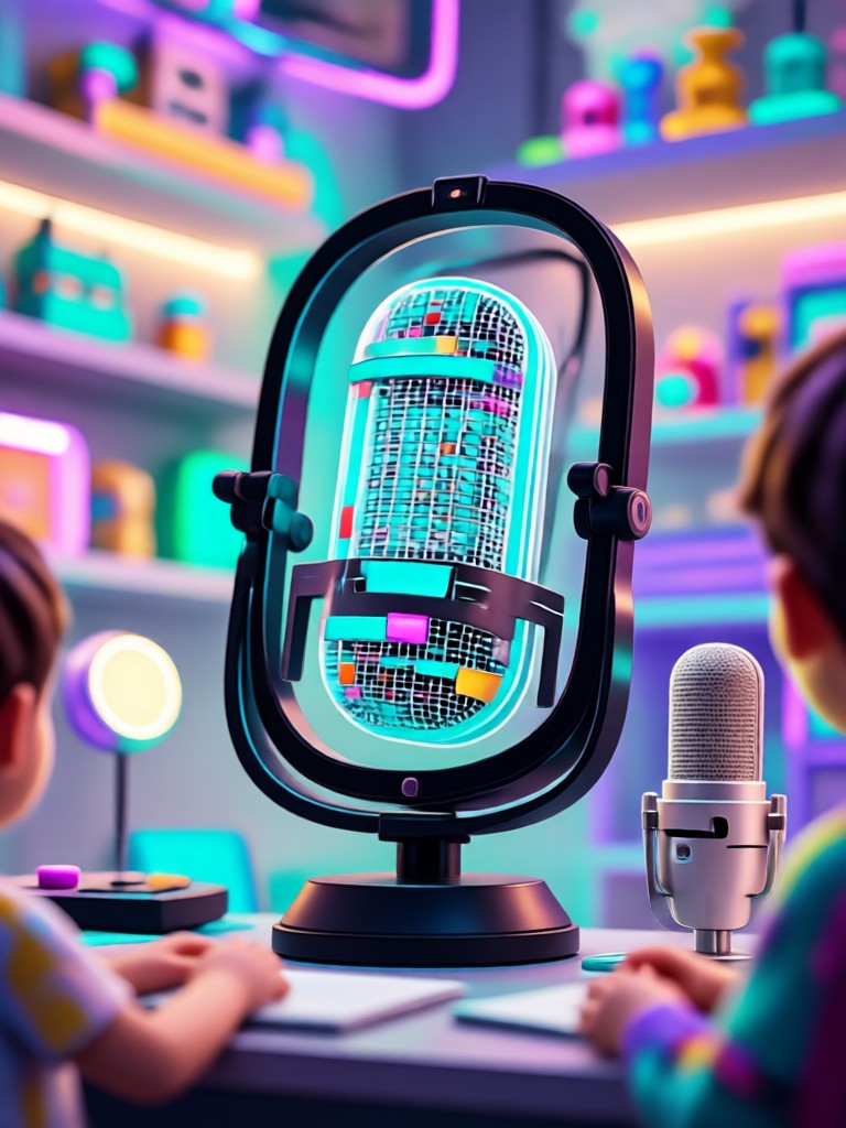 AI baby interview podcast concept