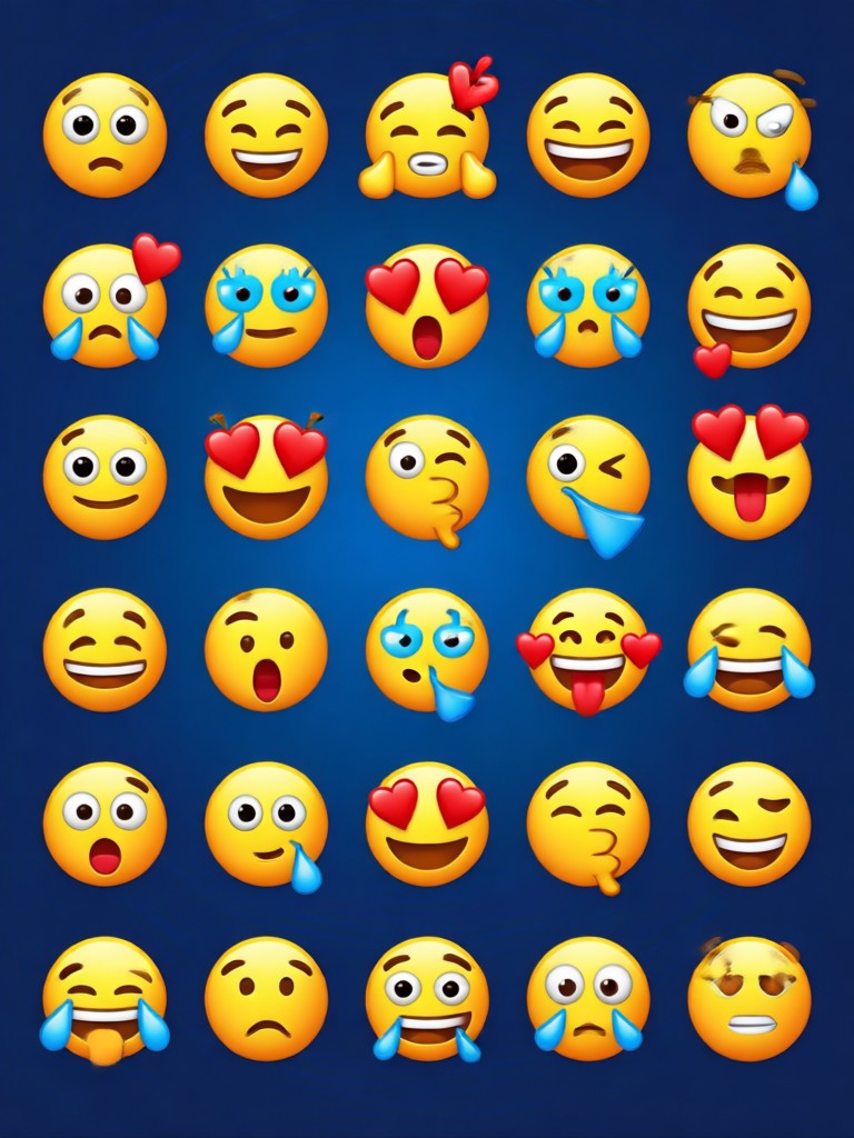 App interface showcasing emoji creation
