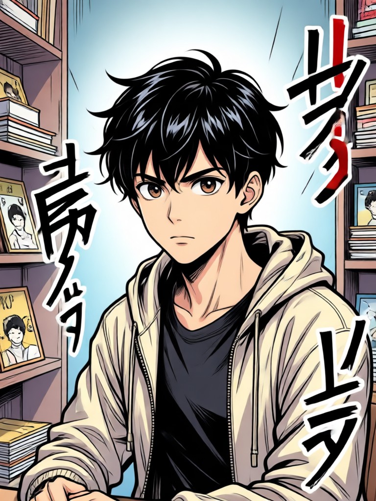 AI Manga Generator transforming a portrait into anime art