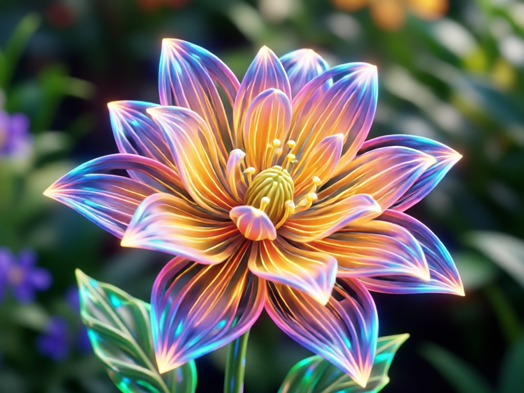 Same bouquet in different artistic styles
