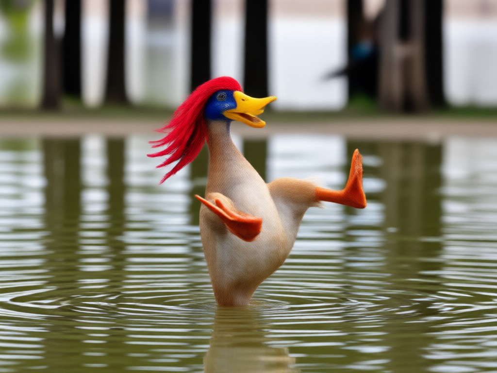 Single photo to duck dance transformation