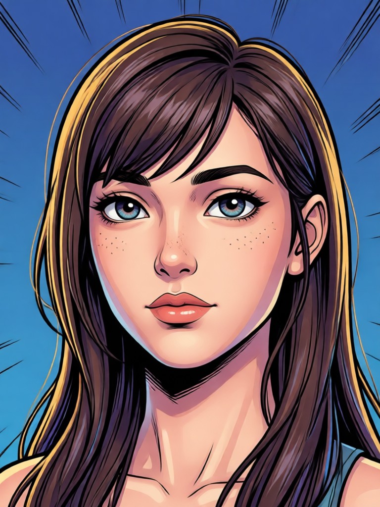 Cartoon couple portrait AI generator