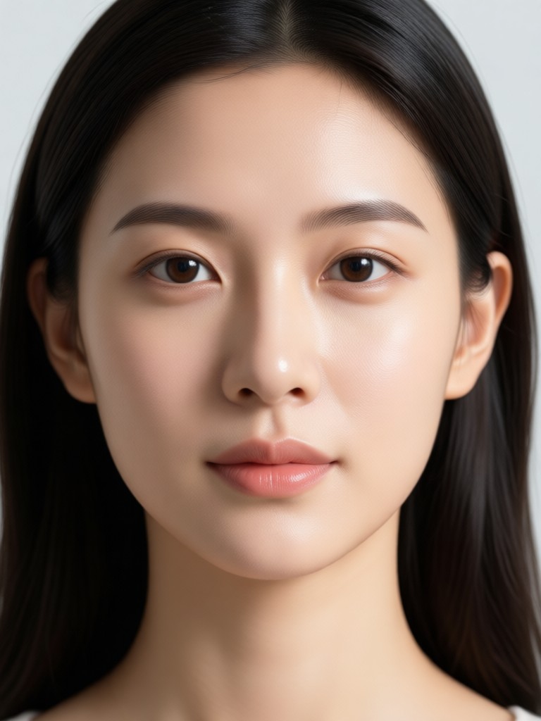 Мобильный телефон, показывающий интерфейс приложения AI Face Retouch