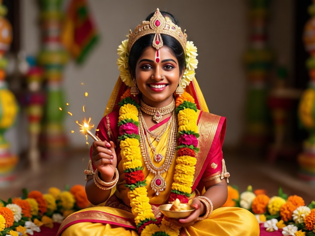 AI-Schmuck für Varalakshmi AI-Foto