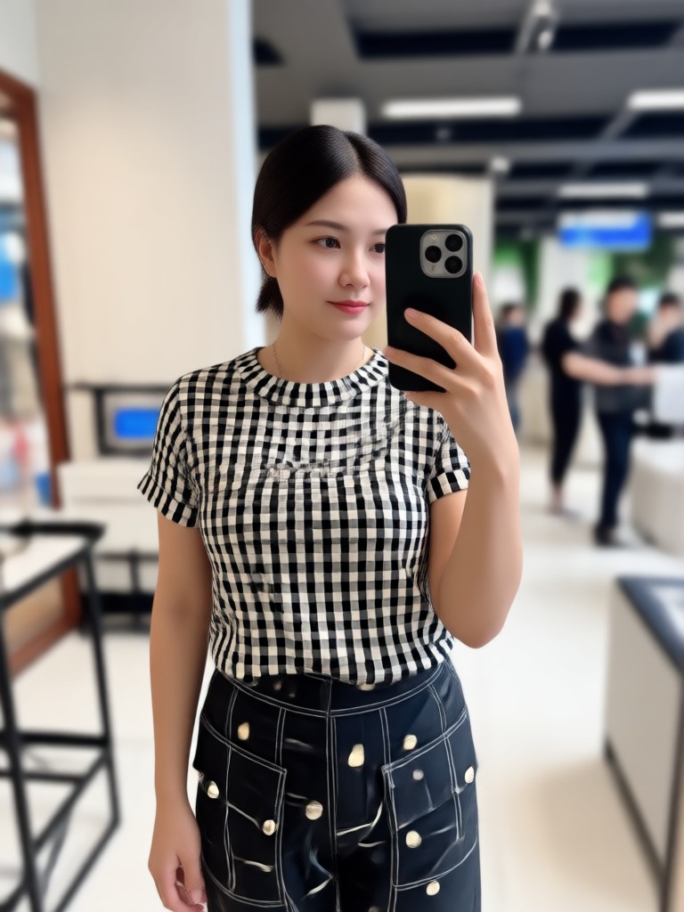 AI virtual try on elegant cocktail dress