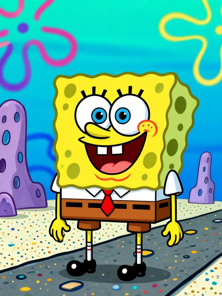 Dank SpongeBob-Meme-Stil in der App generiert