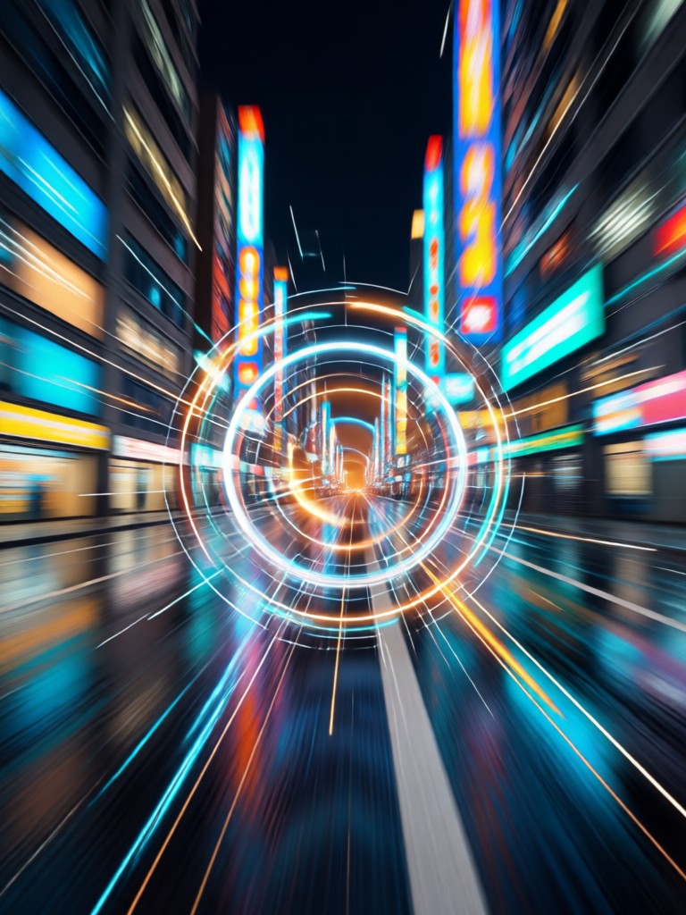 AI video effect zooming from Asia