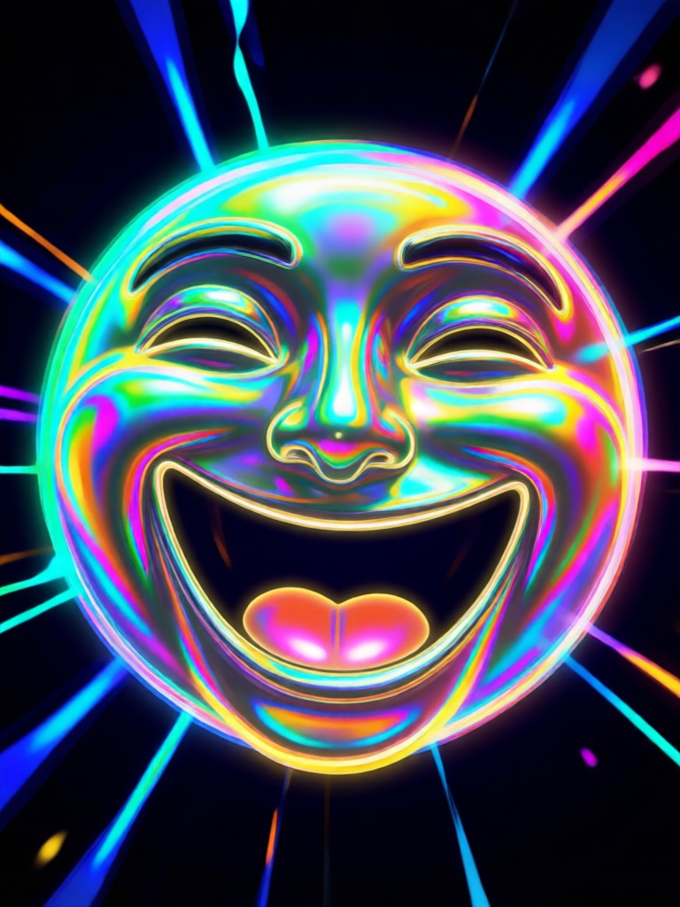 AI Babu laughing effect on a group photo