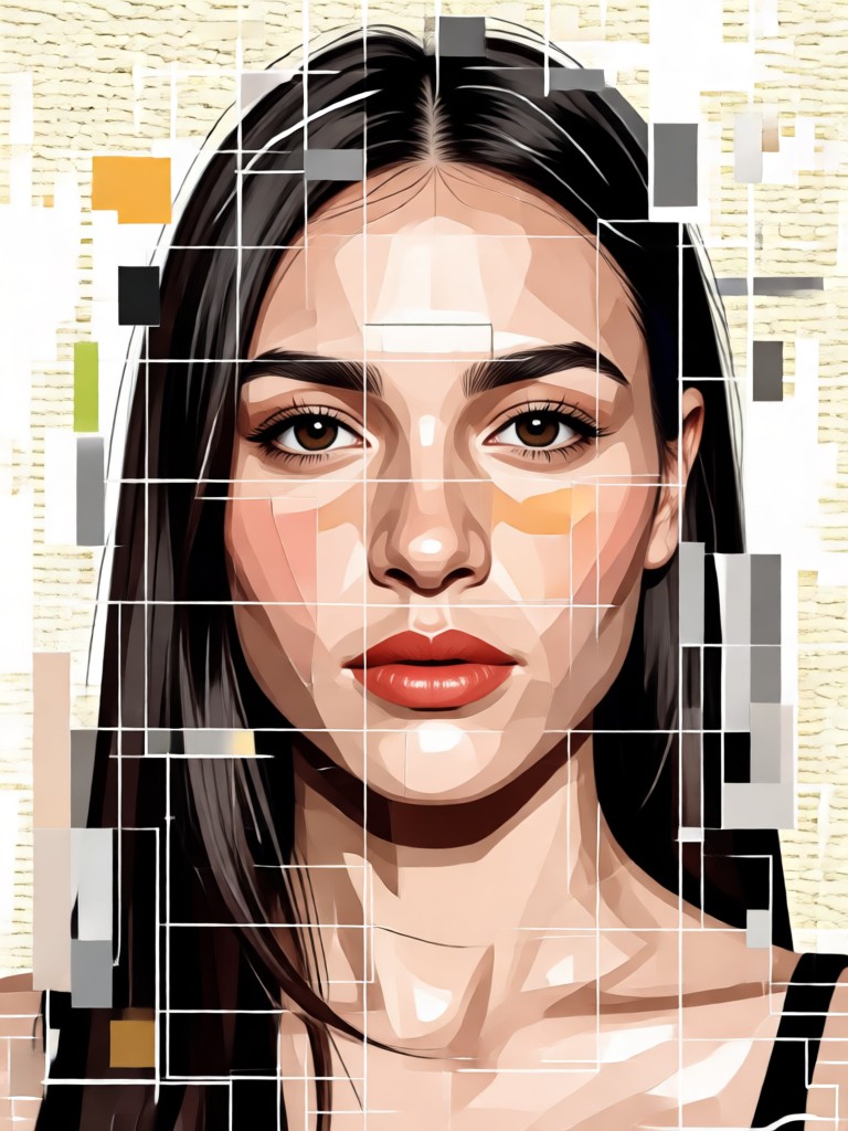 Dreamy aesthetic social media portrait poster