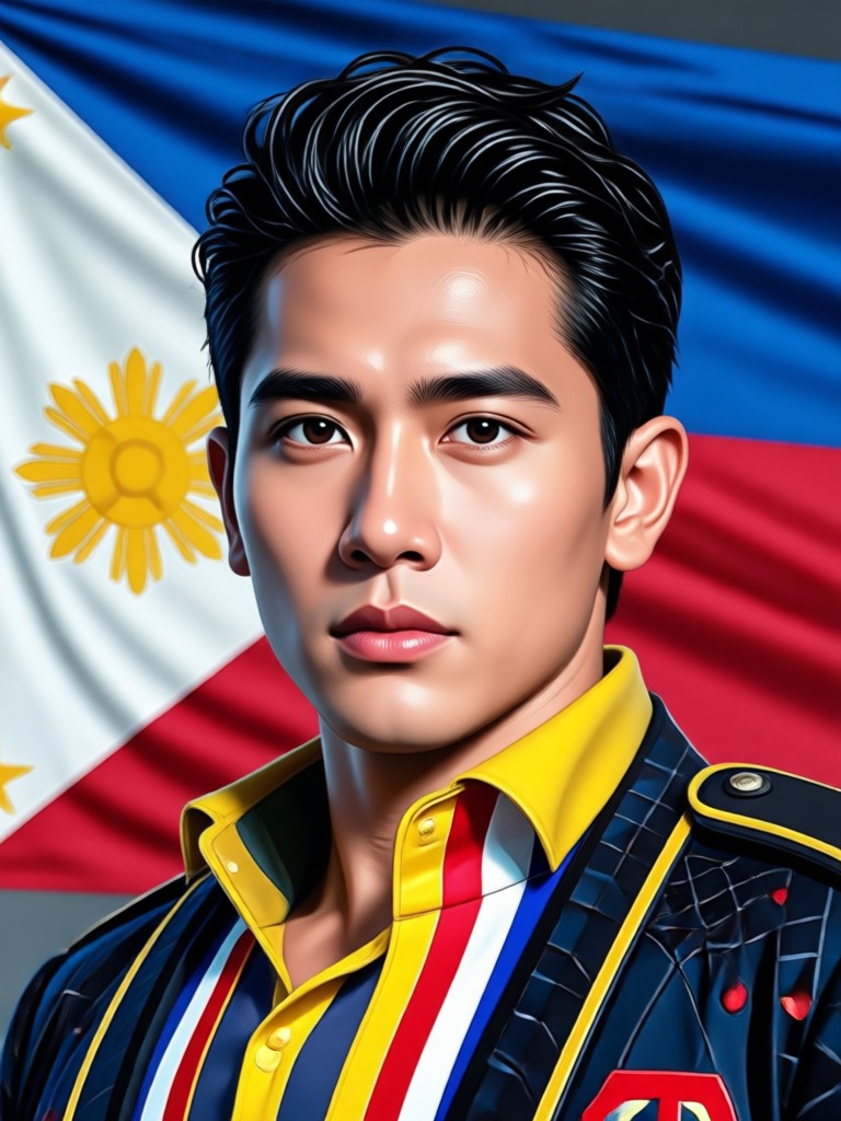 Statue-like AI generation of Marcelo H. del Pilar