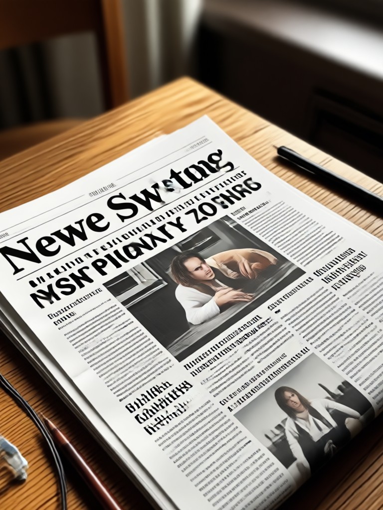 Travel diary newspaper style AI generator