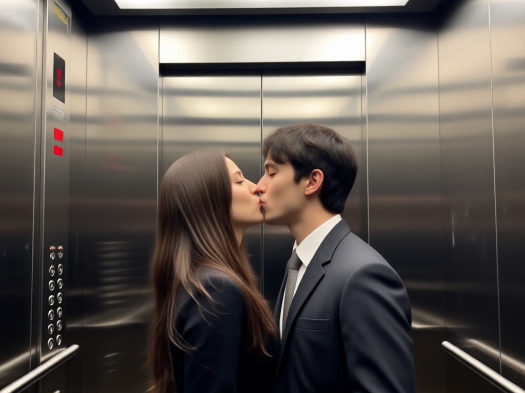 Photo to couple kiss video maker process