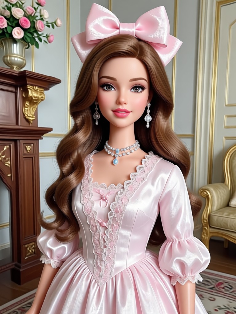 Barbie hasil AI dengan rambut sempurna