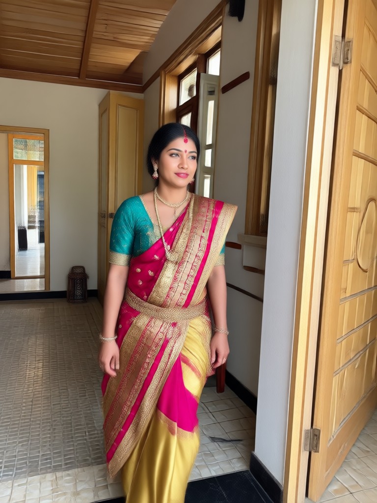 Soft daylight Indian beauty frame