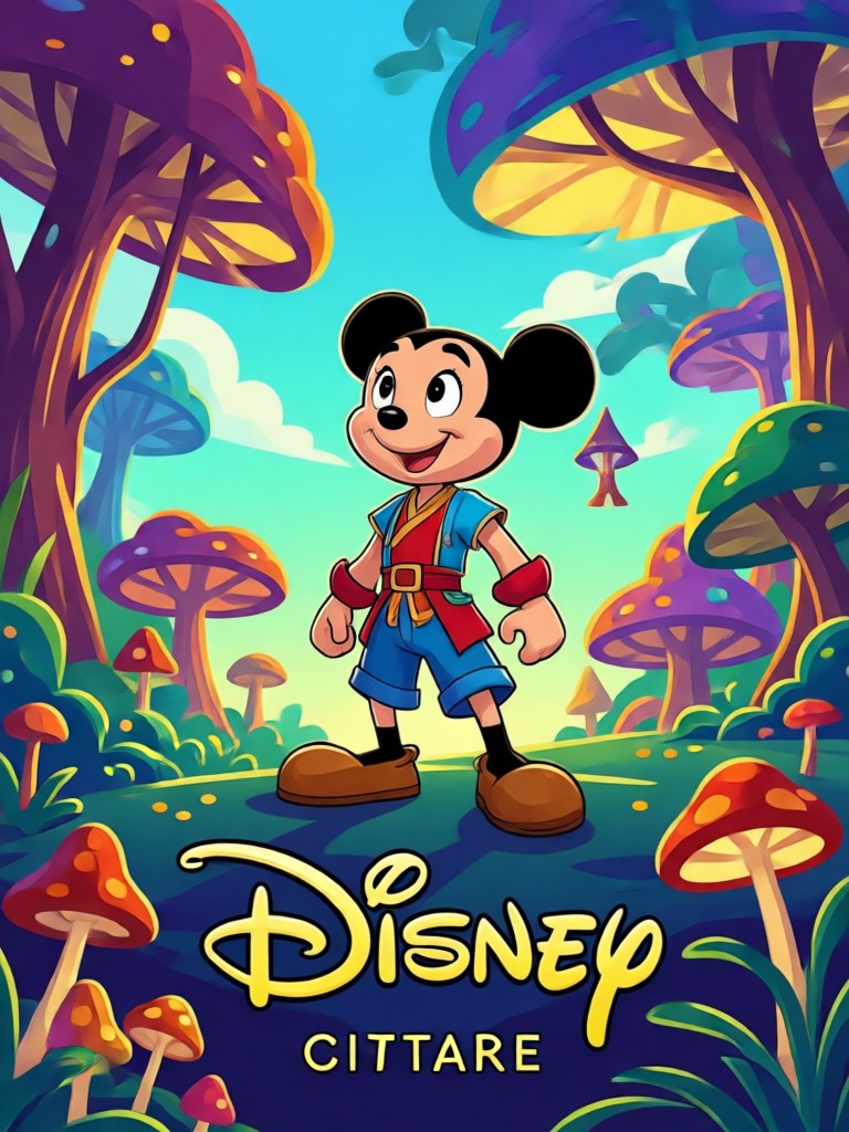 Póster Clásico de Princesa Disney