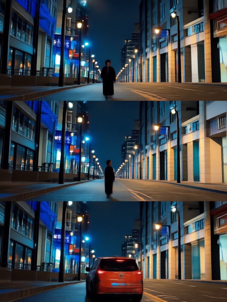 Dramatic AI video with slow motion kiss effect