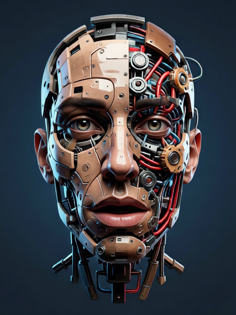 Side-by-side comparison of multiple AI generated expressions
