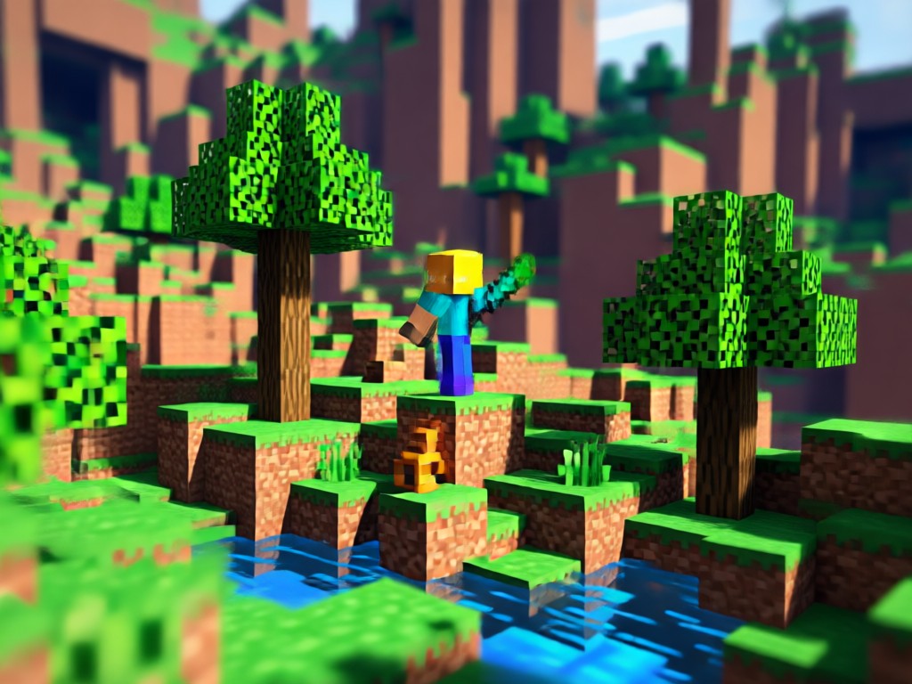AI generated Minecraft character skin