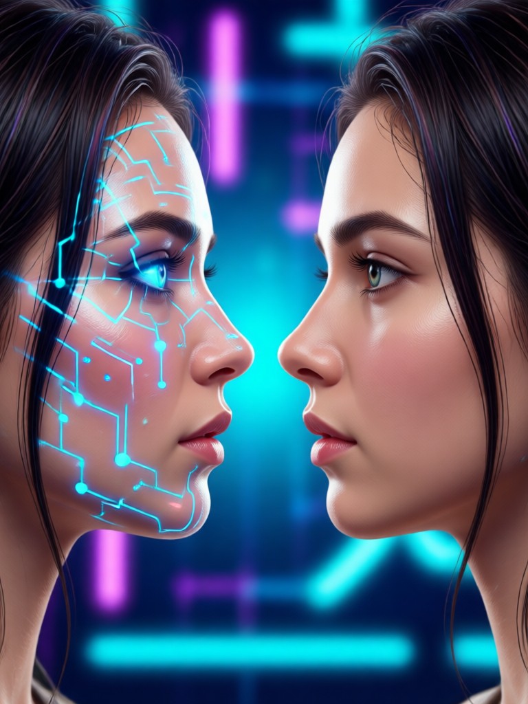 AI ने चेहरा मूवी सुपरहीरो पोस्टर पर लगाया