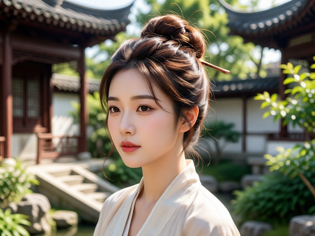 リアルな韓国ヘアスタイルAI試着例