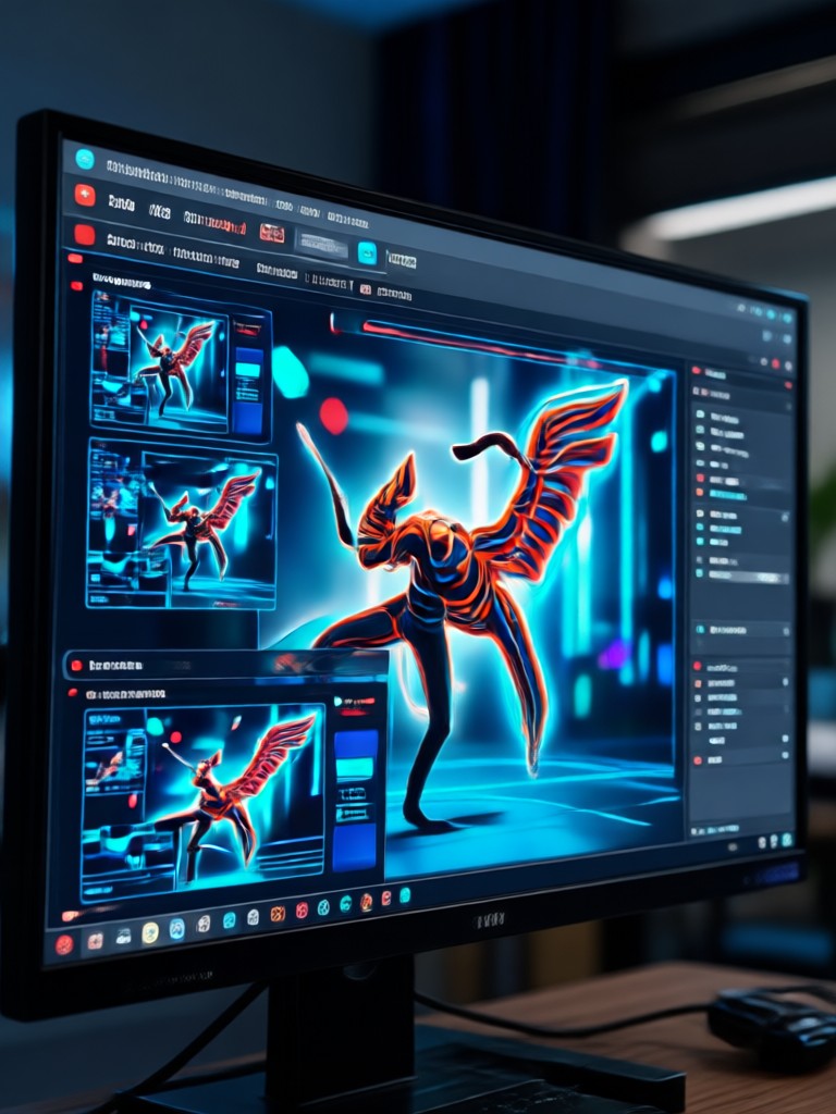 Dynamic sports action video enhanced with AI