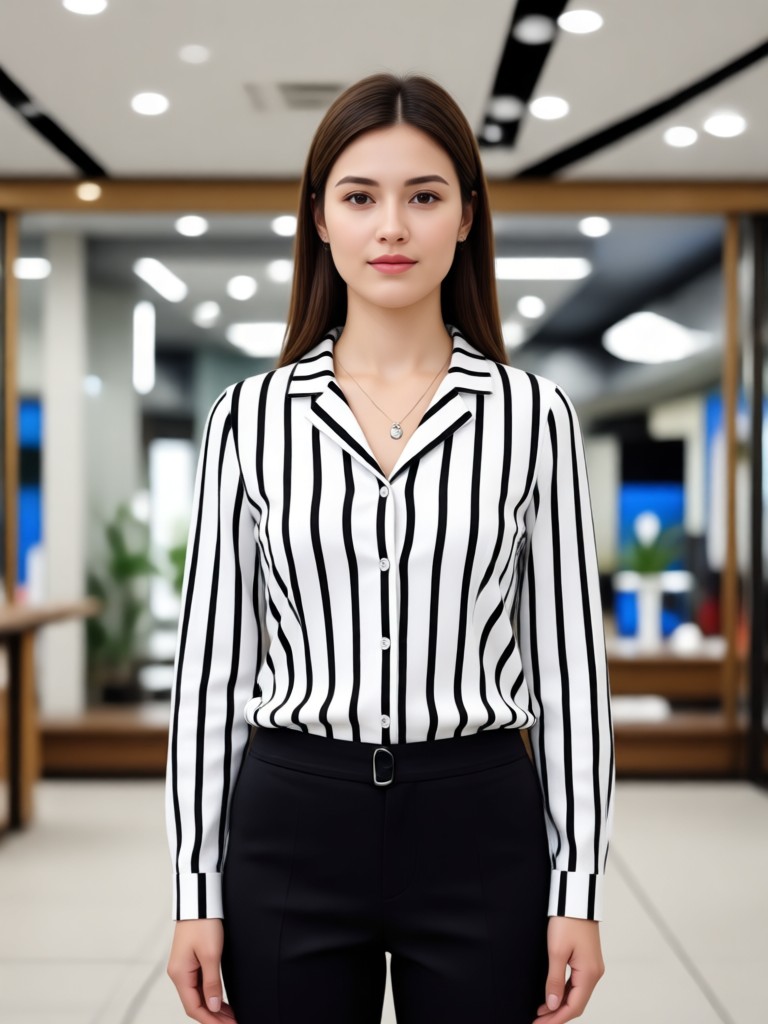 Evening dress virtual try on
