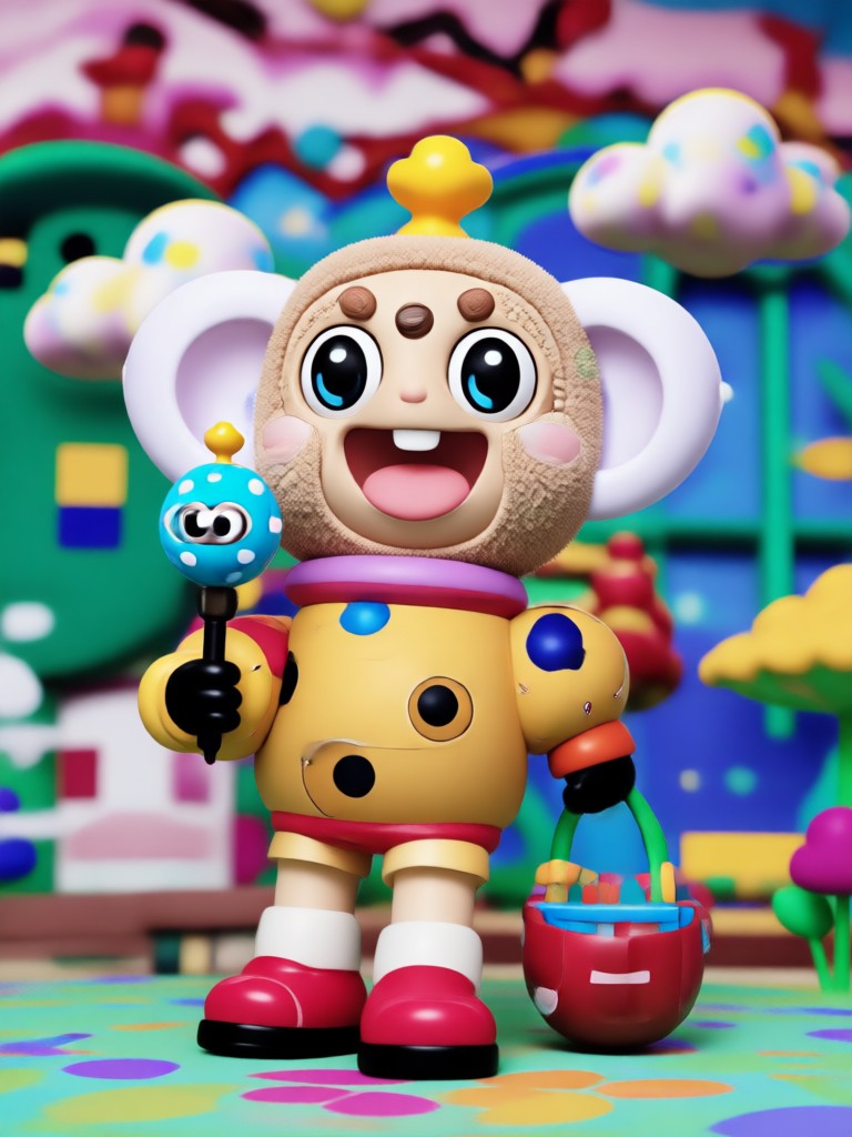 3D buddy with custom outfit and accessories