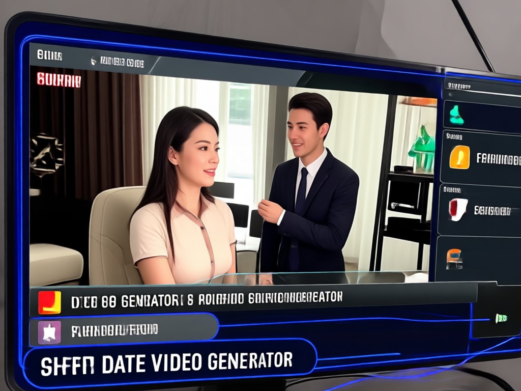Library of fake date video templates and scenarios