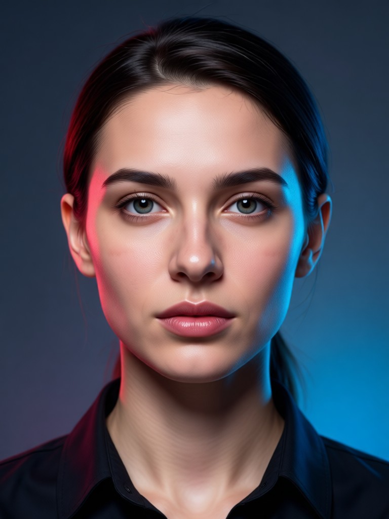 AI professional headshot photo maker before and after example