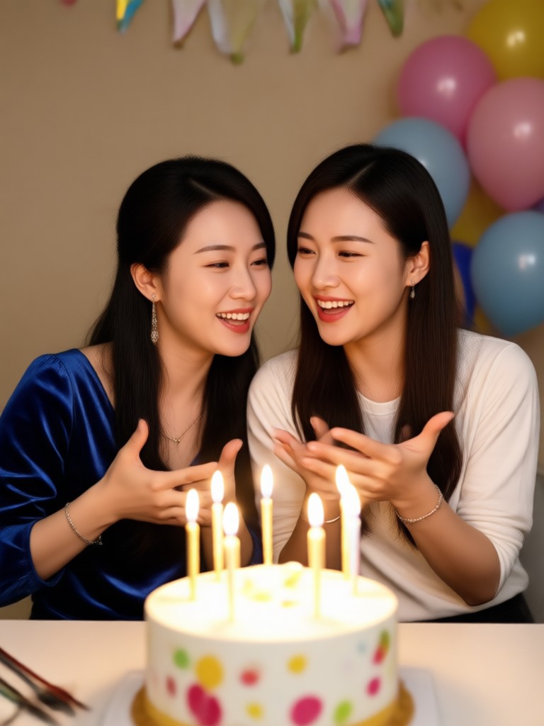 Fun and playful birthday surprise video