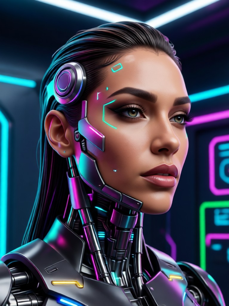 Realistic AI Latina Portrait Cinematic Lighting