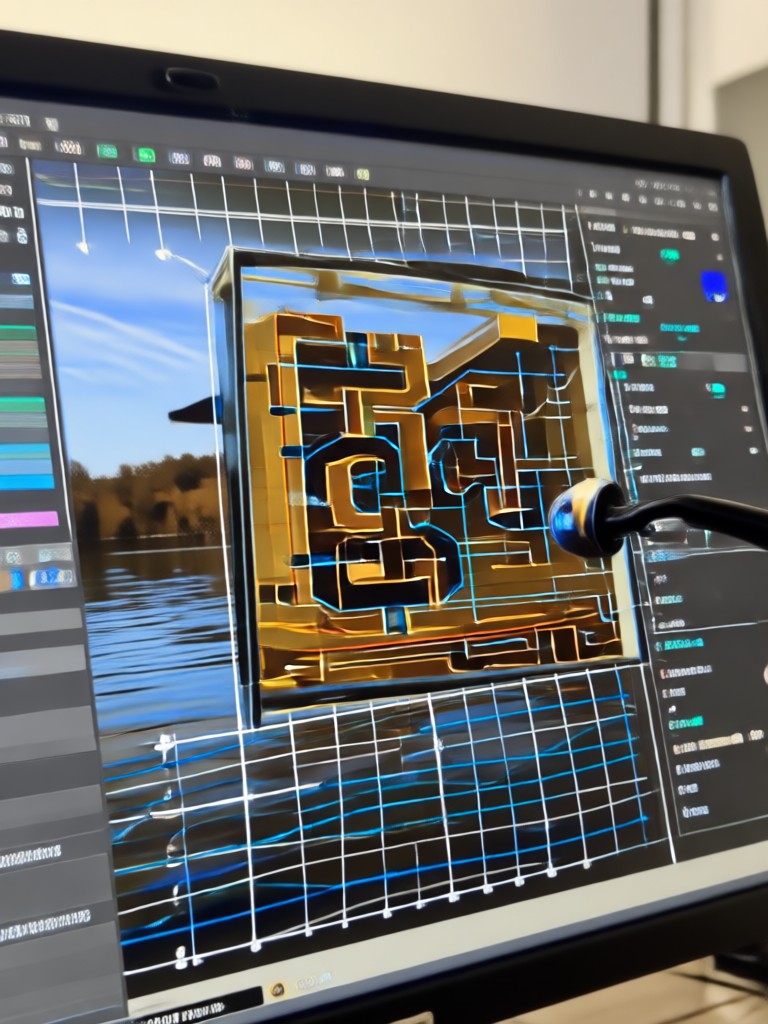 Steampunk machinery AI picture
