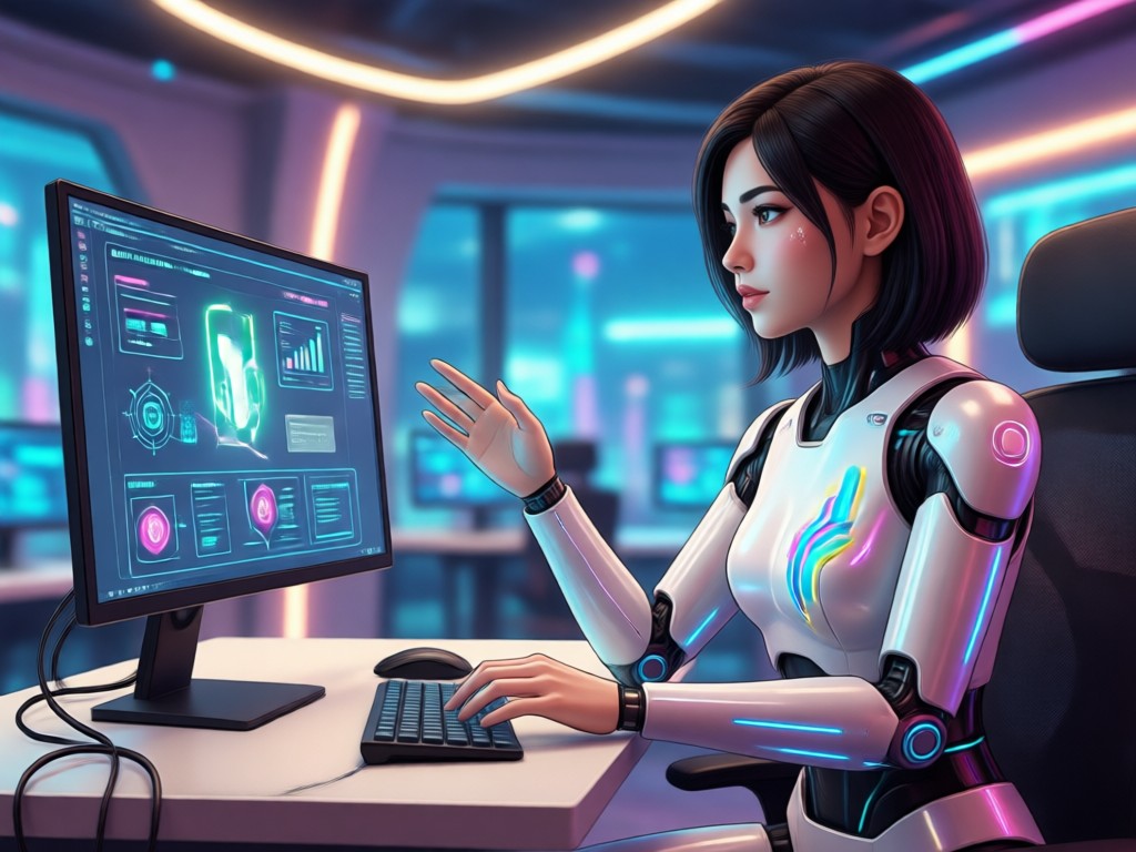 Creating AI Girlfriend Chatting with AI