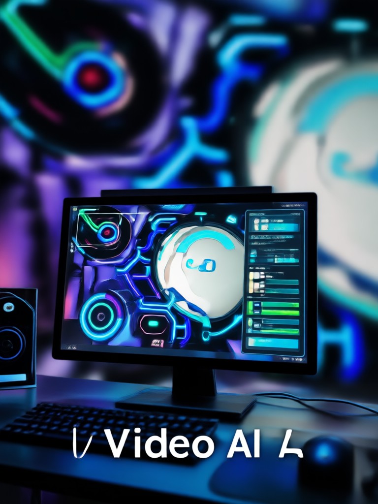 AI generated music video visuals