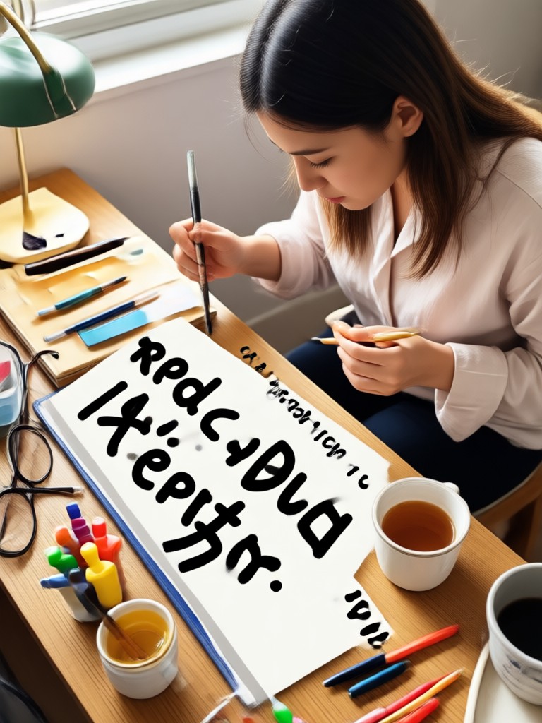 Artistic lyric text on a vinyl record image