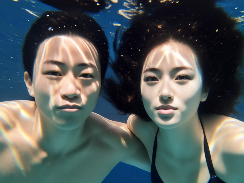 Comparison between expensive underwater shoot and easy AI creation