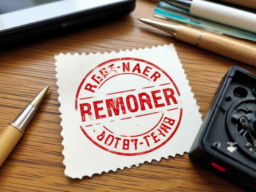 Clean photo result after using stamp remover