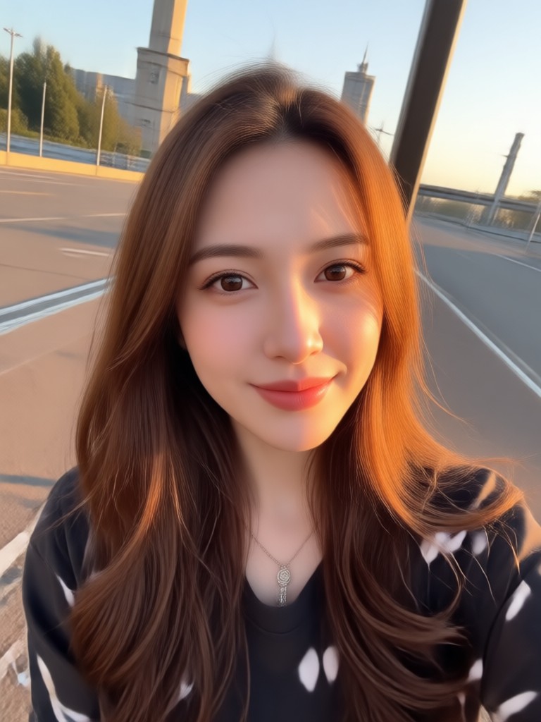 Warmer Filter für Winter-Selfie-Videos
