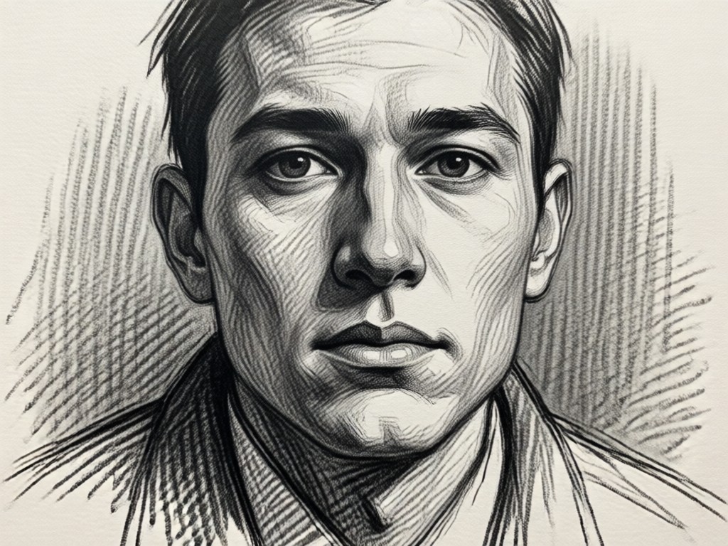 Comparación profesional de foto a boceto
