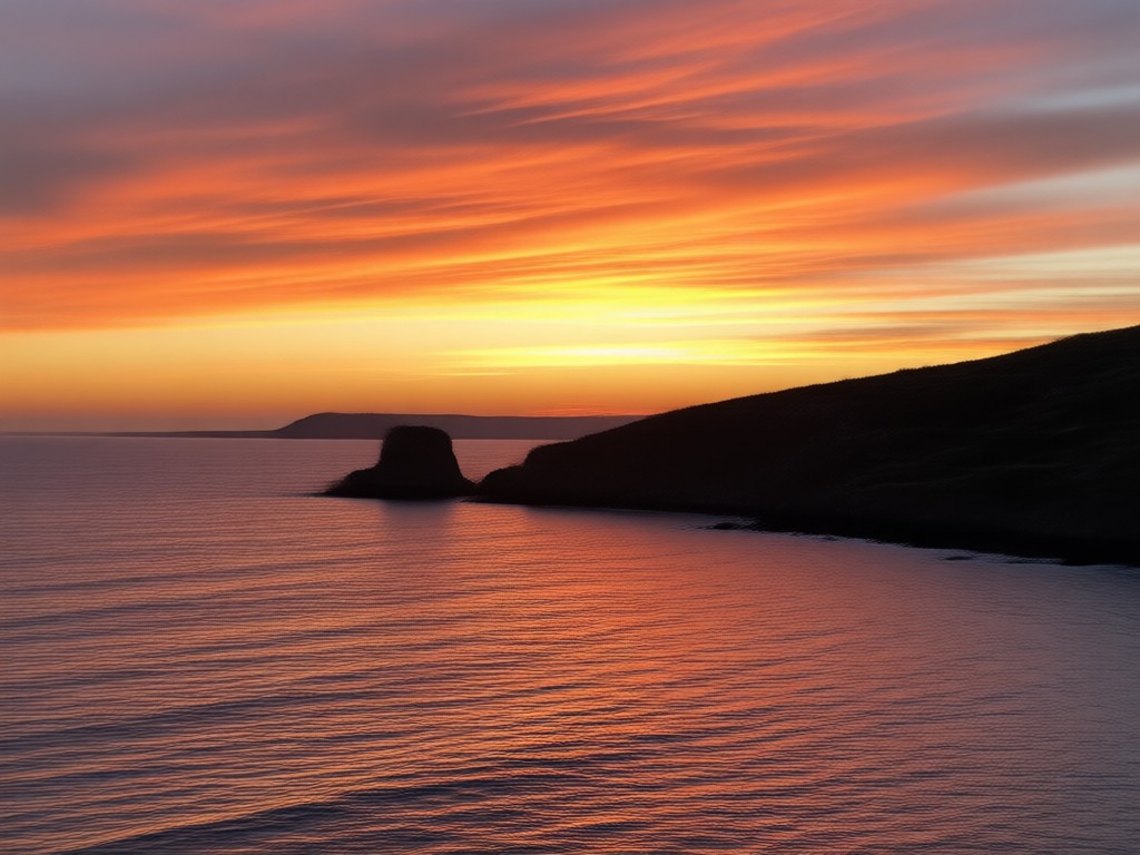 Simple one tap process to add a sunset
