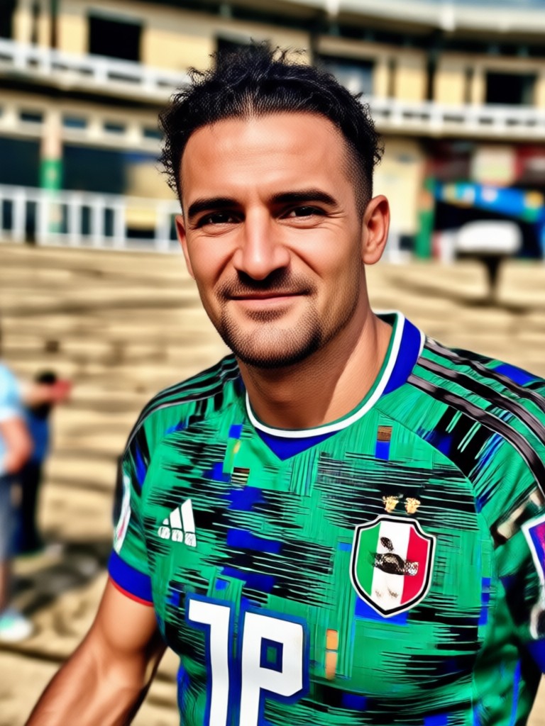 Mexico green jersey with iconic emblem