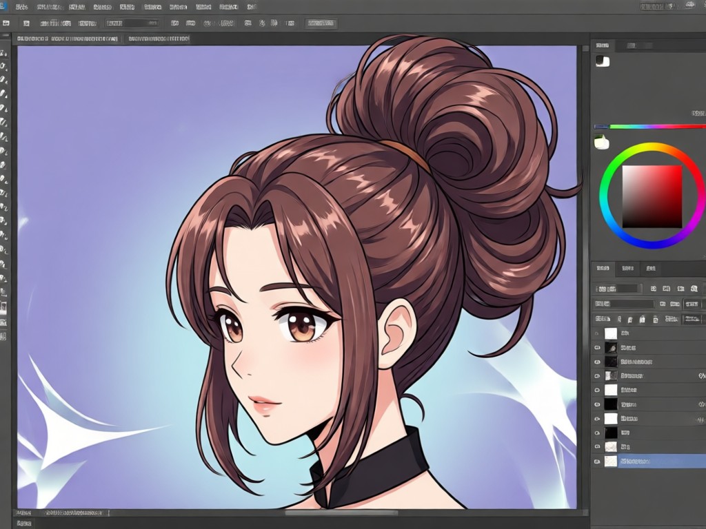Library of anime hair styles and colors