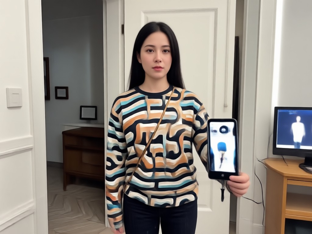 Realistic AI clothing fit simulation