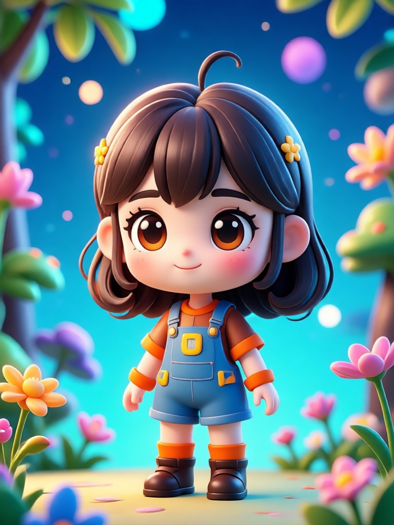 FrameLux-App erstellt ein 3D-Chibi auf einem Mobiltelefon